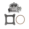 Universal 4-Barrel 1000 CFM Throttle Body 4150 Square-Bore Flange Polished - image 1