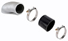 120-230K2 Holley EFI Carb Hat Kit [3.500 in. I.D. x 3 in. L Coupler] Natural Finish - image 1
