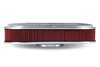 120-400 Vintage Series Oval Finned Air Cleaner Assembly [Cast Aluminum/Natural Finish] - image 2