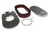 120-400 Vintage Series Oval Finned Air Cleaner Assembly [Cast Aluminum/Natural Finish] - image 3