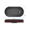 120-402 Vintage Series Oval Finned Air Cleaner Assembly [Cast Aluminum/Satin Black Finish] - image 3