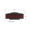 120-402 Vintage Series Oval Finned Air Cleaner Assembly [Cast Aluminum/Satin Black Finish] - image 4