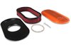 120-403 Vintage Series Oval Finned Air Cleaner Assembly [Cast Aluminum/Factory Orange Finish] - image 3