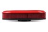 120-404 Vintage Series Oval Finned Air Cleaner Assembly [Cast Aluminum/Gloss Red Finish] - image 2