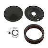 120-501 RetroFilter Open Element Air Cleaner for GM LS Drive-by-Wire Throttle Bodies [Black Lid] - image 1