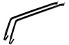 19-567 Fuel Tank Straps 1962-1967 Chevy II - image 1