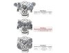 Polished Mid-Mount LS7 Complete Accessory System - Dry Sump Accessory Drive Belt Kit - image 3