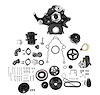20-293BK Gen III Hemi Mid-Mount Accessory Drive Kit w/SFI Certified Damper [Engines with VVT] - image 1