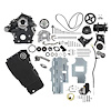 20-345BK Ford 7.3L Godzilla High-Mount Complete Accessory Drive Kit for 1965-1979 Ford F Series Trucks [Black Finish] - image 1