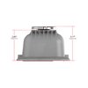 Valve Covers - Muscle Series - Finned - SBC - Natural - image 3