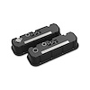 Tall M/T Finned Valve Covers for Big Block Chevy Engines [Satin Black] - image 1