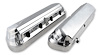 241-186 Ford Fox Body  Mustang-Style 2-Piece Cast-Aluminum Valve Covers for GM Gen III/IV LS Engines [Polished Finish] - image 1