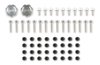 241-187 Ford Fox Body  Mustang-Style 2-Piece Cast-Aluminum Valve Covers for GM Gen III/IV LS Engines [Black Finish] - image 2
