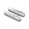 241-400 Aluminum Valve Covers GM LS1/LS2/LS3/LS6/LS7 Engines, Chevrolet with Bowtie Logo - Natural Machined Finish