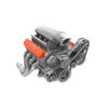 241-403 Aluminum Valve Covers GM LS1/LS2/LS3/LS6/LS7 Engines, Chevrolet with Bowtie Logo - Factory Orange Finish - image 2