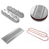 241-90K2 Aluminum LS Dress Kit LS2/LS3/LS7 With Coils Polished Finish