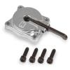Accelerator Pump Cover Shiny Aluminum Finish With Black Hardware - image 1