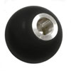 Universal Fit M/T Logo Shift Knob Black With White Logo - image 2