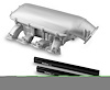 300-128 LS Modular Mid-Rise Intake Intake Base For LS3/L92 Rectangle Port - image 1