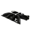 300-132BK Single Plane Mid-Rise Carbureted Intake Manifold GM LS1/LS2/LS6 Cathedral Port [Black Finish] - image 3