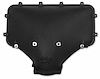 EFI Hi-Ram 95 mm Side-Mount Intake Manifold Plenum Top for Ford Style Throttle Body [Black Finish] - image 1