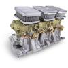 Tri-Power 3x2 Intake Manifold for Three Two-Barrel Carburetors - image 1