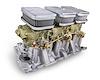 300-521DA Tri-Power 3x2 SBC Intake and Carburetor Kit - image 1