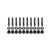 300-926BK Installation Hardware for Hi-Ram, Ultra Lo-Ram Modular Intake Manifold Bases for Ford Coyote Engines (Black) - image 3
