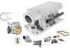 300-951 Hi-Ram EFI Intake Manifold Kit for 1955-1986 SB Chevy (Gen 1), 95 mm GM LS (Gen IV) Front-Feed Plenum [Satin Finish] - image 1