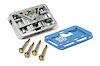 34-13SA Secondary Metering Block Conversion Kit - Shiny Aluminum - image 1