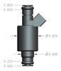 24 lb/hr Performance Fuel Injector Bosch/EV1 Style - image 2