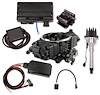 550-1002K1 Terminator X Stealth EFI with HyperSpark Kit Small/Big Block Chevy [Black Finish] - image 1