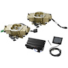 550-1076 Terminator X Stealth 4150 Dual Throttle Body (2 x 4) EFI System [Gold Finish] - image 1