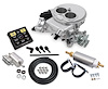 Sniper EFI 2300 Two-Barrel Self-Tuning Master Kit 580 CFM with Fuel System Shiny