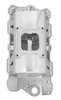 825011 Sniper Carbureted Fabricated Intake Manifold for 1955-1986 Gen I Small Block Chevy V8 - image 3