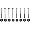Fabricated Valve Cover Hardware Kit for GM LS Engine in Silver Finish - image 1