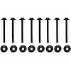 Fabricated Valve Cover Hardware Kit for GM LS Engine in Black Finish - image 1