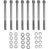 Fabricated Valve Cover Hardware Kit for Small Block Chevy in Silver Finish - image 1