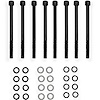 Fabricated Valve Cover Hardware Kit for Small Block Chevy in Black Finish - image 1