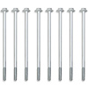 Fabricated Valve Cover Hardware Kit for Small Block Chevy in Silver Finish - image 1