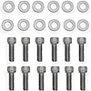 Fabricated Valve Cover Hardware Kit for Big Block Chrysler in Silver Finish - image 1
