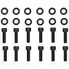 Fabricated Valve Cover Hardware Kit for Big Block Chrysler in Black Finish - image 1