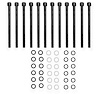 Fabricated Valve Cover Hardware Kit for Small Block Ford in Silver Finish - image 1
