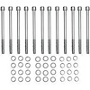 Fabricated Valve Cover Hardware Kit for Big Block Ford in Silver Finish - image 1