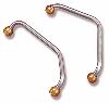 Stainless Steel Fuel Rail Crossovers Small Block Chevy with Holley MPI Intake Manifold - image 1