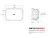 LED SEALED BEAM 5X7 RECT - image 1