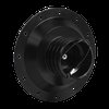 6061-T6 Aluminum Star Fuel Filler Cap, 2-1/4 in. Hose Barb, 12-Bolt Flange, Black Anodized - image 2