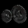 6061-T6 Aluminum Star Fuel Filler Cap, 2-1/4 in. Hose Barb, 12-Bolt Flange, Black Anodized - image 3