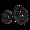 6061-T6 Aluminum 5-Pocket Fuel Cell Cap, 2-1/4 in. Hose Barb, 12-Bolt Flange, Black Anodized - image 3