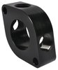Billet Aluminum Thermostat Housing Spacer for Small Block Chevy, Big Block Chevy Heads [1 1/8 in. Thick] Black - image 2